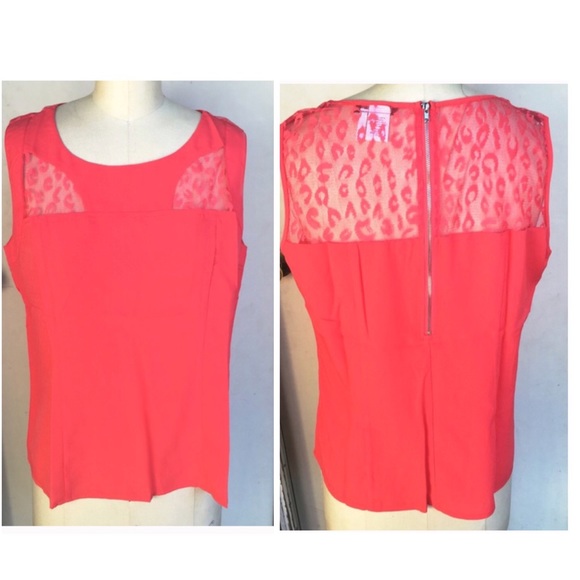 Coral Casual Classic Style Blouse! - Picture 2 of 5